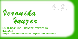 veronika hauzer business card